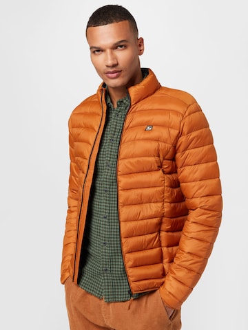 BLEND Winter Jacket in Brown: front