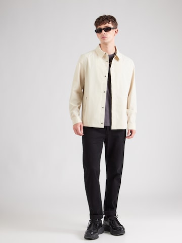 Lyle & Scott Comfort Fit Skjorta i beige