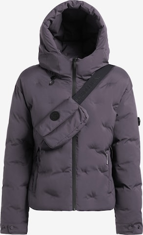 Veste d’hiver 'Roselyn' khujo en violet : devant
