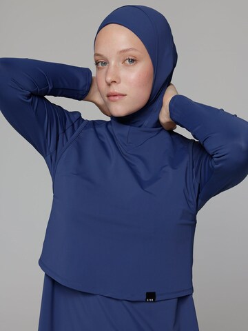 SIYA Swimwear Swimsuit 'Hijab' in Blue: front