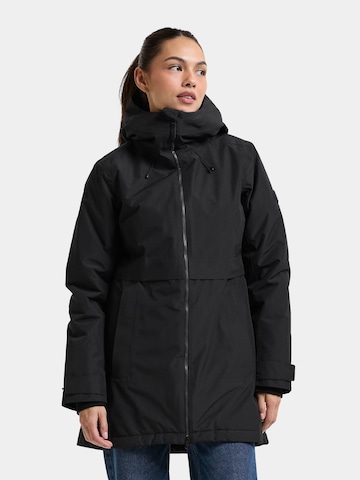 Didriksons Winterjacke 'Tiril' in Schwarz: Vorderseite