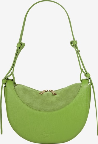 Samantha Look Crossbody Bag in Green: front
