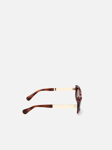 MAX&Co. Sunglasses 'Max &co MO0144 Shiny light blue 55/17/140 Women Sunglasses' in Brown