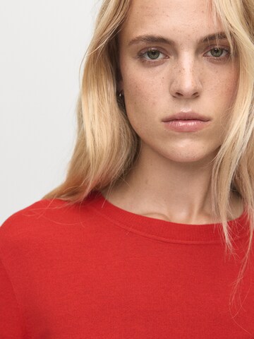 MANGO Sweater 'Lucca' in Red