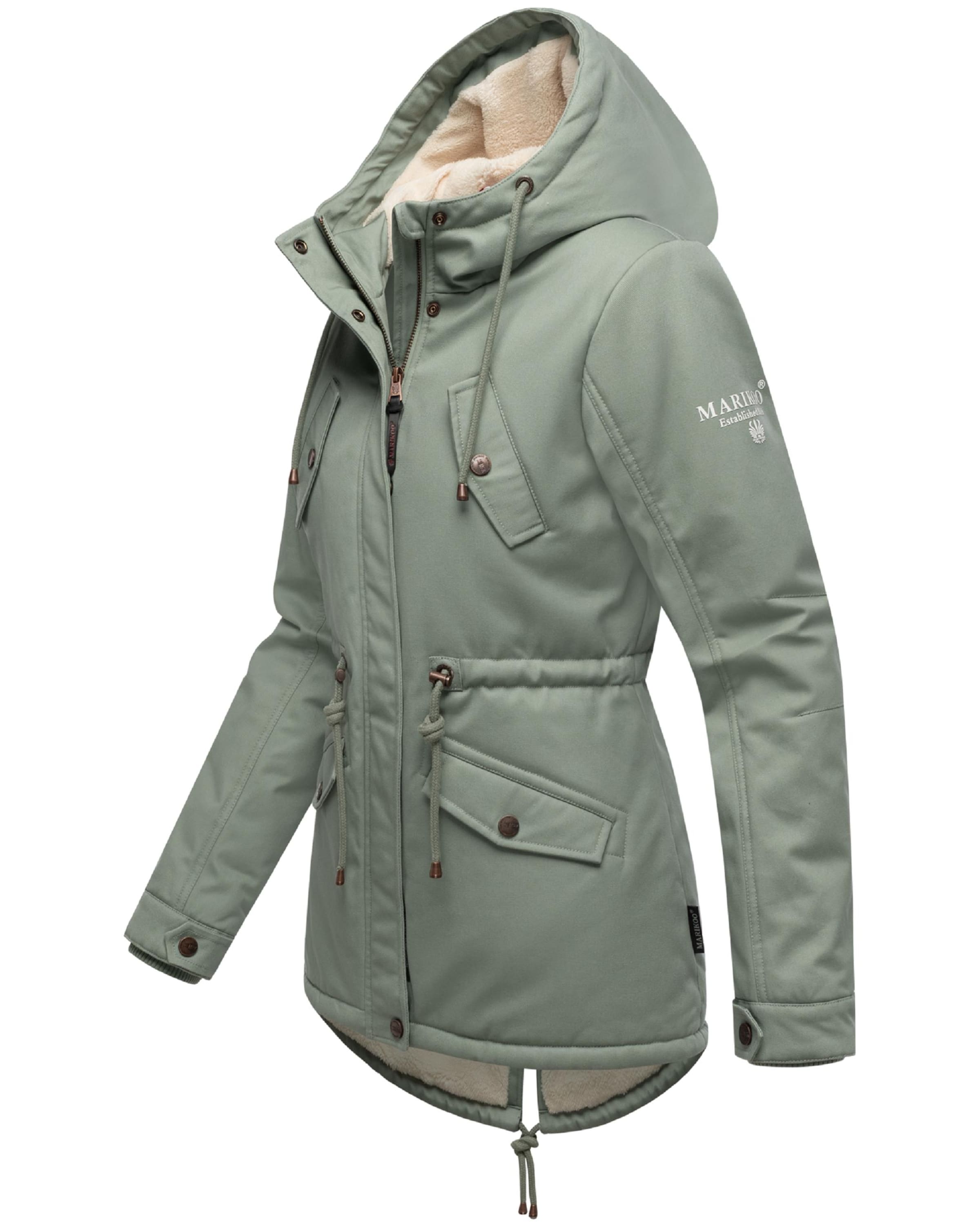 MARIKOO Winterparka 'Manolya' in Groen