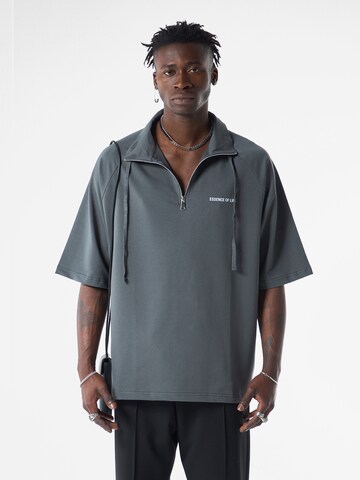 T-Shirt 'Christmas Rose' VAMOS CLO en gris : devant