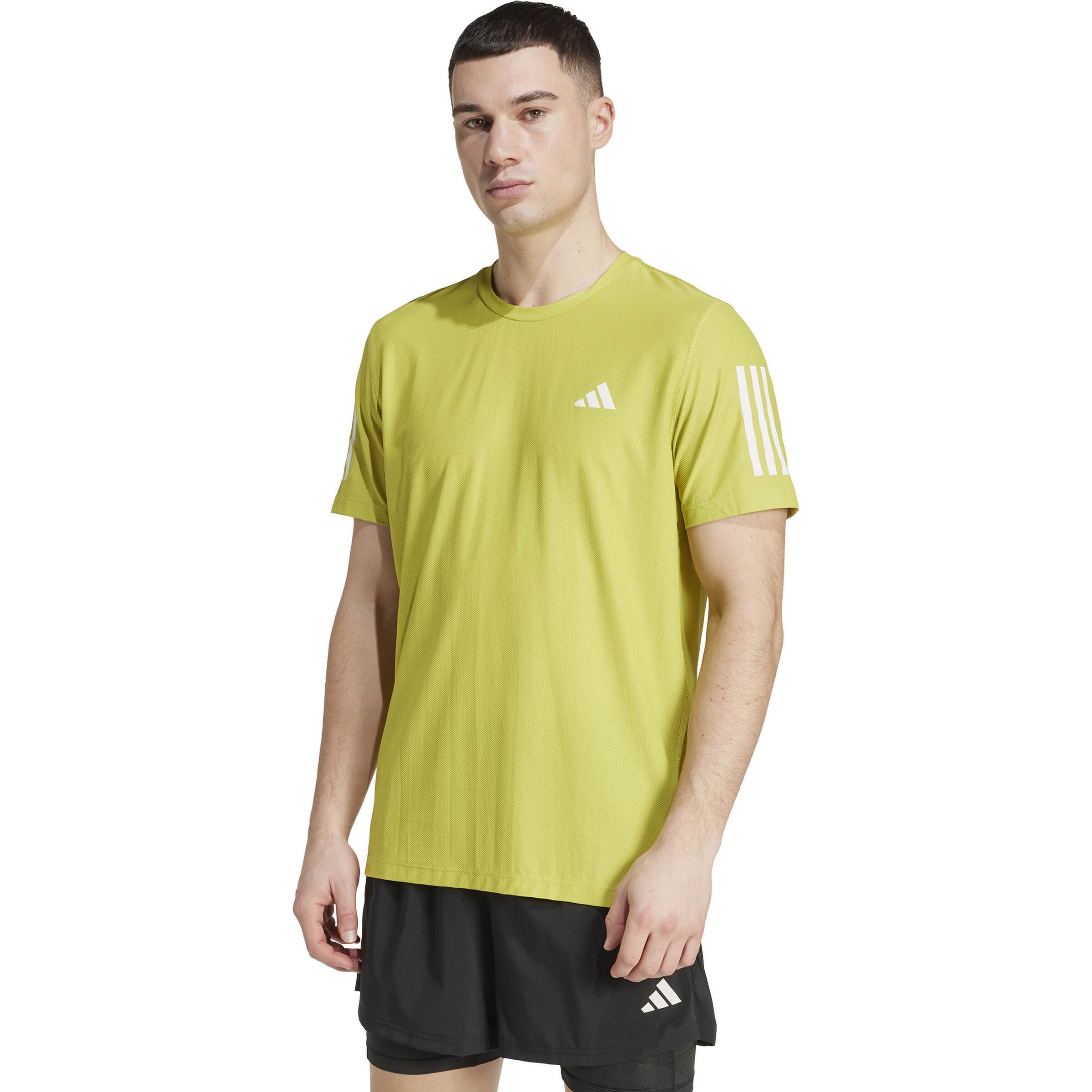 ADIDAS PERFORMANCE Performance Shirt 'Own The Run' in Yellow: front