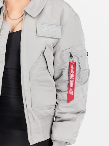 ALPHA INDUSTRIES Vinterjakke 'CWU-45 Heritage' i sølv
