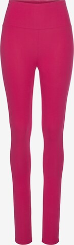 LASCANA Skinny Legginsy w kolorze różowy