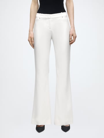 HUGO Расклешенный Штаны 'Hilotinna' в Белый: спереди