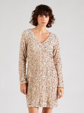 VERO MODA Abendkleid 'BELLA' in Grau: Vorderseite