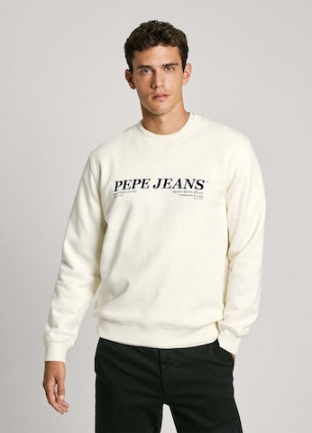 Pepe Jeans Sweatshirt 'Dylan' in Weiß: Vorderseite