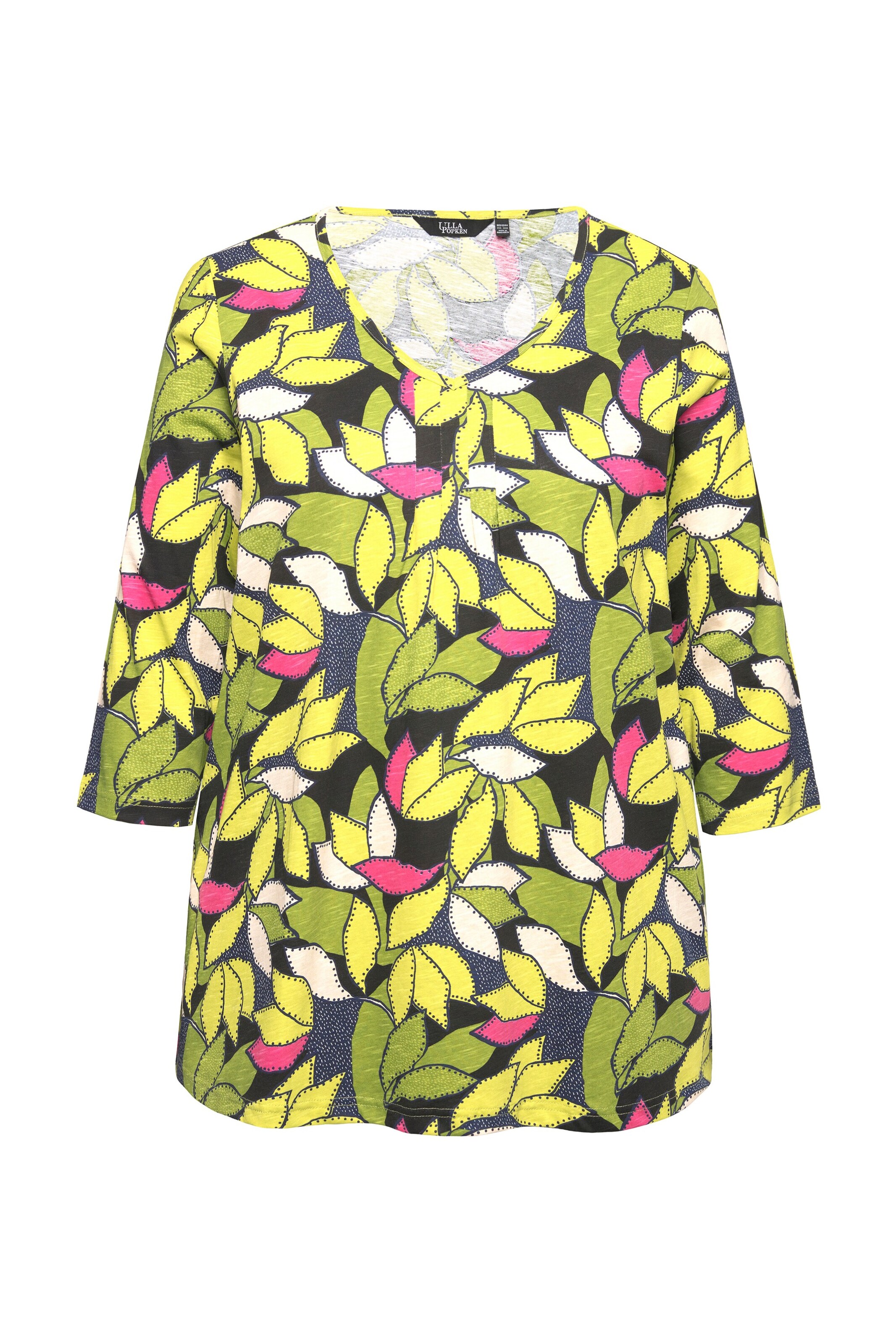 Ulla Popken Shirt in Groen: voorkant