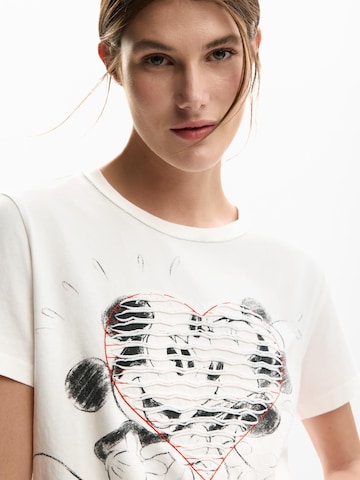 Desigual Тениска в бяло