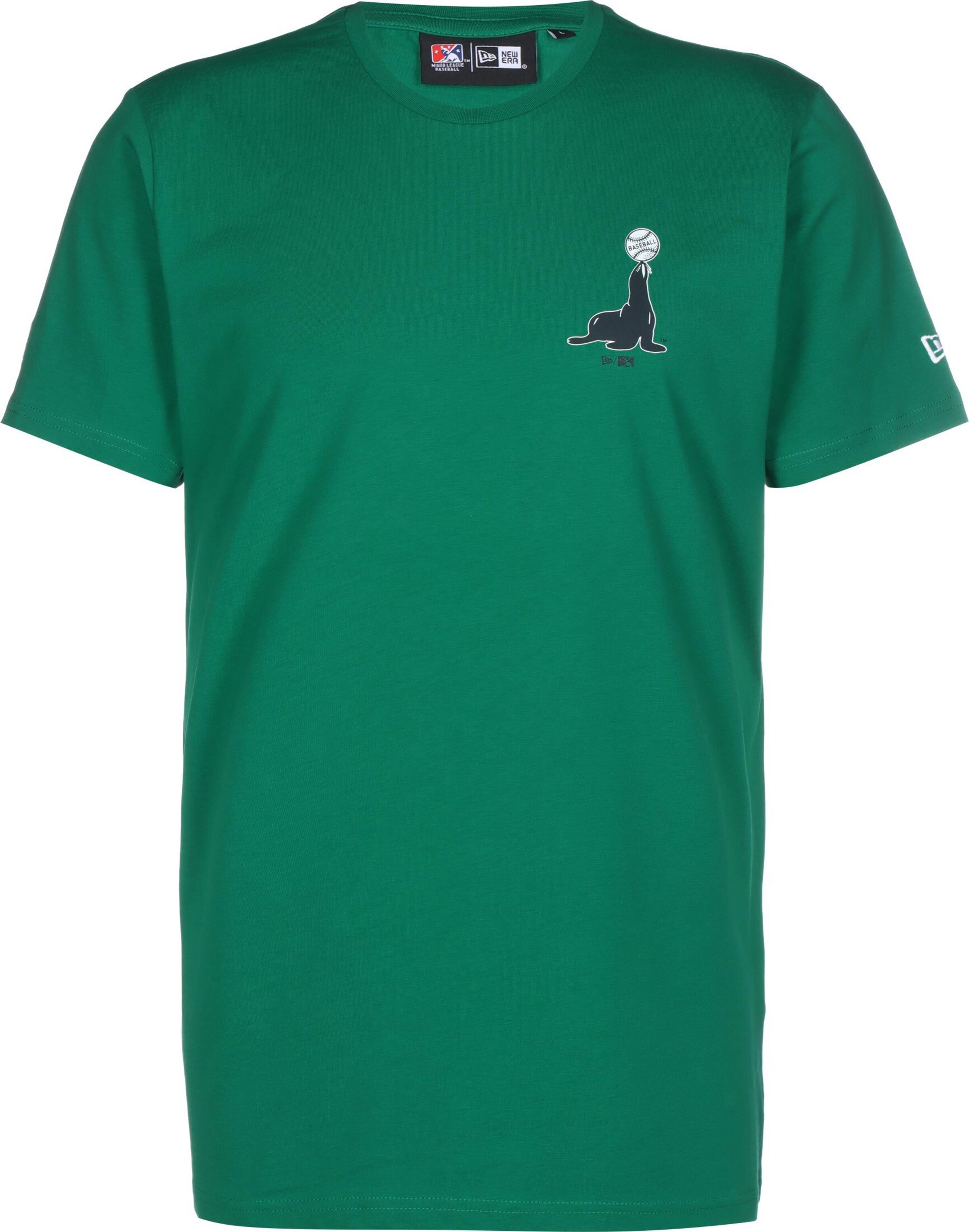 NEW ERA Shirt 'Minor League San Francisco' in Green: front