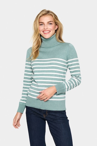 SAINT TROPEZ - Pullover 'MilaSZ' em azul: frente