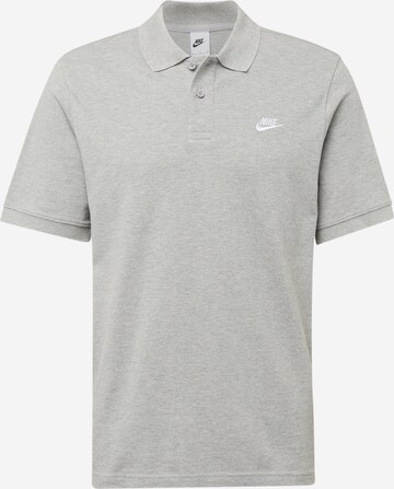 Nike Sportswear Shirt 'CLUB' in Grijs: voorkant