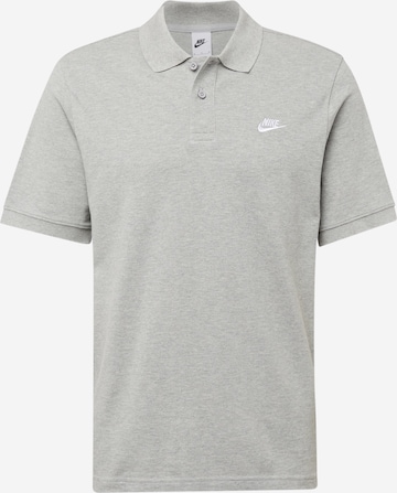 Nike Sportswear Тениска 'CLUB' в сиво: отпред