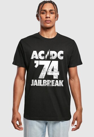 Merchcode T-Shirt  'ACDC Jailbreak 74' in Schwarz: Vorderseite