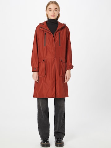 Trendyol Between-Seasons Coat in Red: front