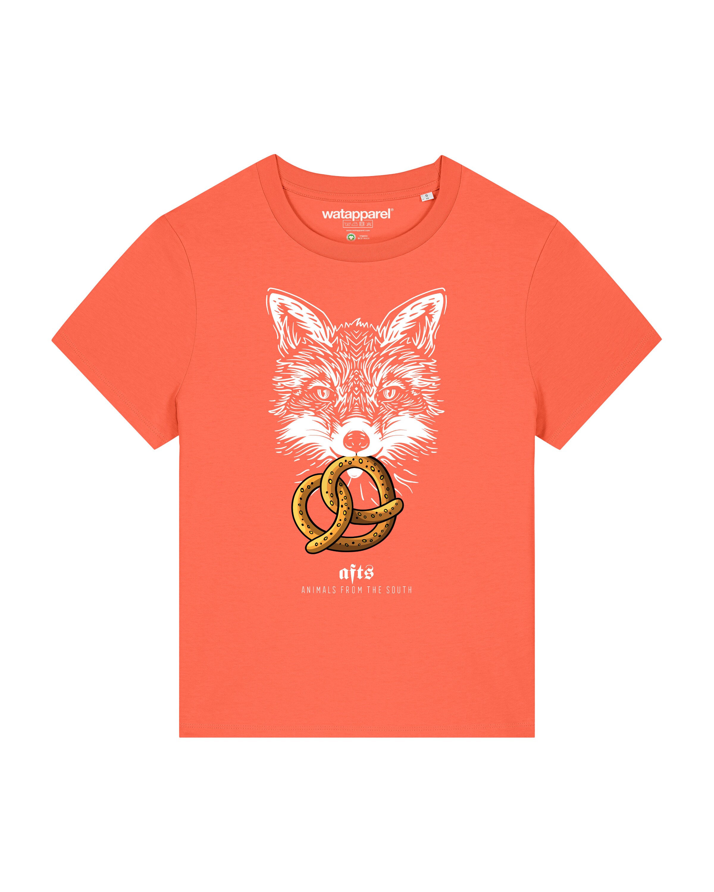 Watapparel Shirt in Orange: Vorderseite