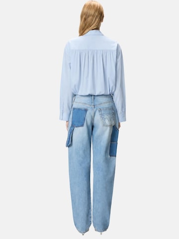 PINKO Blus 'CASSATA CAMICIA' i blå