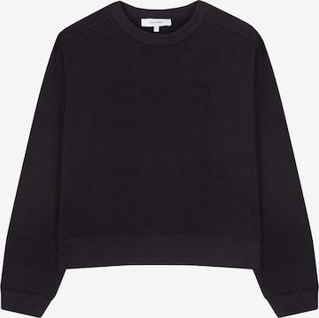 Scalpers Sweatshirt 'Embossed' i svart: framsida