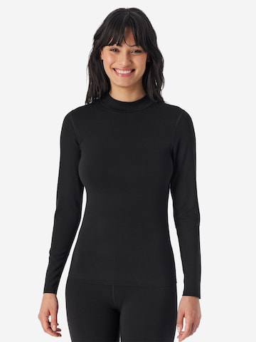 Maillot de corps ' Invisible Soft ' SCHIESSER en noir : devant