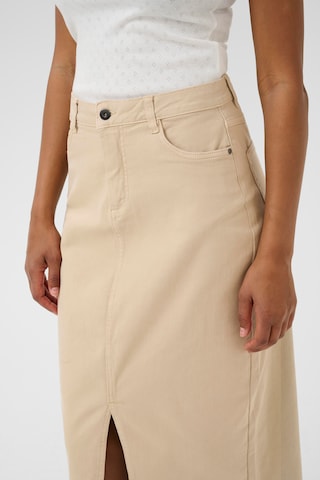 Kaffe Rok 'Zelina' in Beige