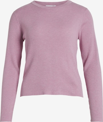 VILA Sweater 'ABELLA' in Purple: front