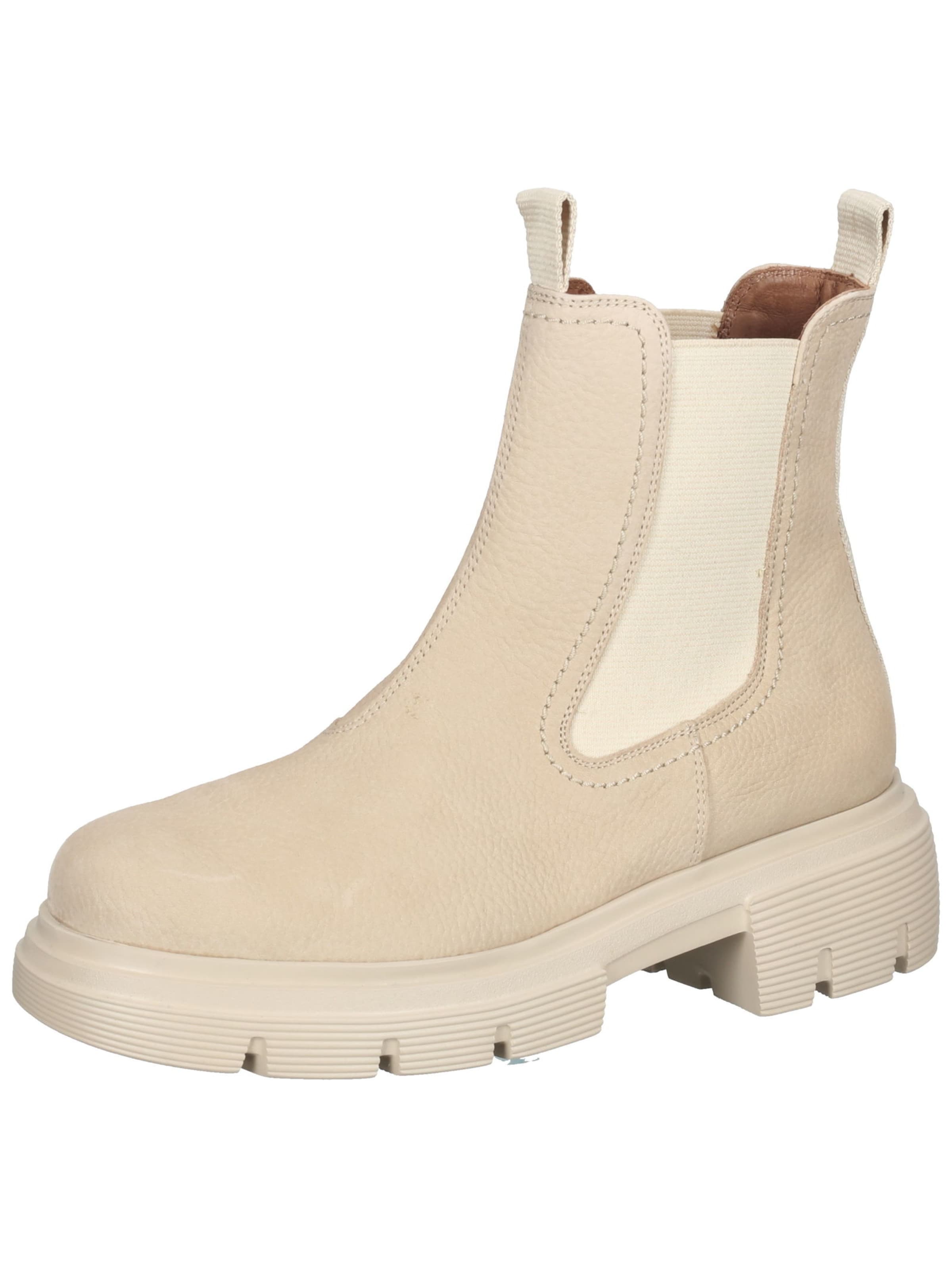 Paul Green Chelsea Boots in Beige: Vorderseite