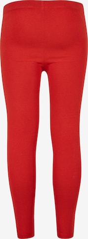 Urban Classics Skinny Leggings in Red