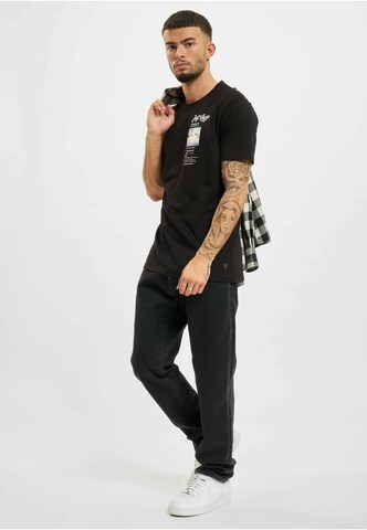 Just Rhyse Shirt 'Zoar' in Zwart