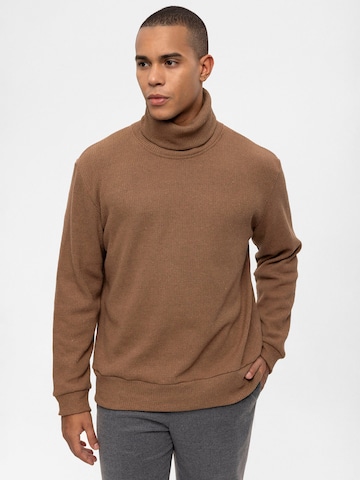 Antioch Sweater in Brown: front