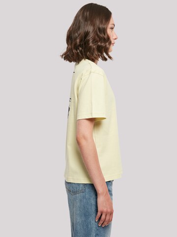 T-shirt 'Mount Fuji' F4NT4STIC en jaune