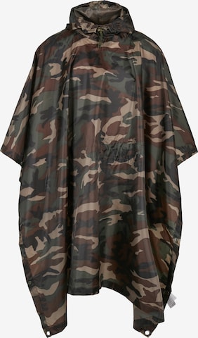 Brandit Poncho in Grün: Vorderseite