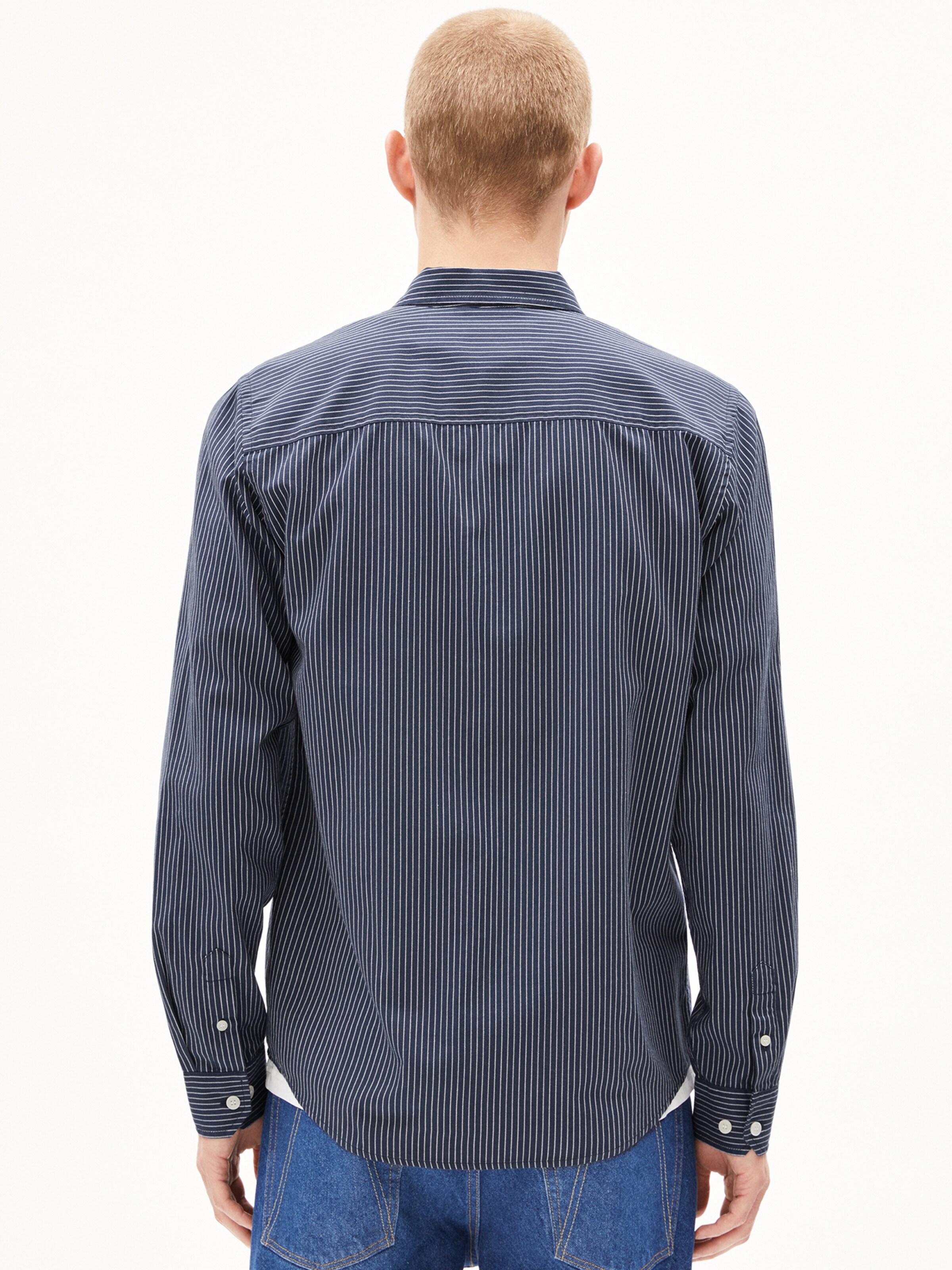 Coupe regular Chemise ' QUAASA STRIPES ' ARMEDANGELS en mélange de couleurs