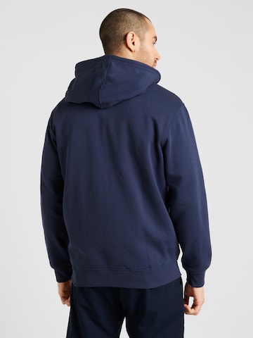 WEEKDAY Zip-Up Hoodie in Blue