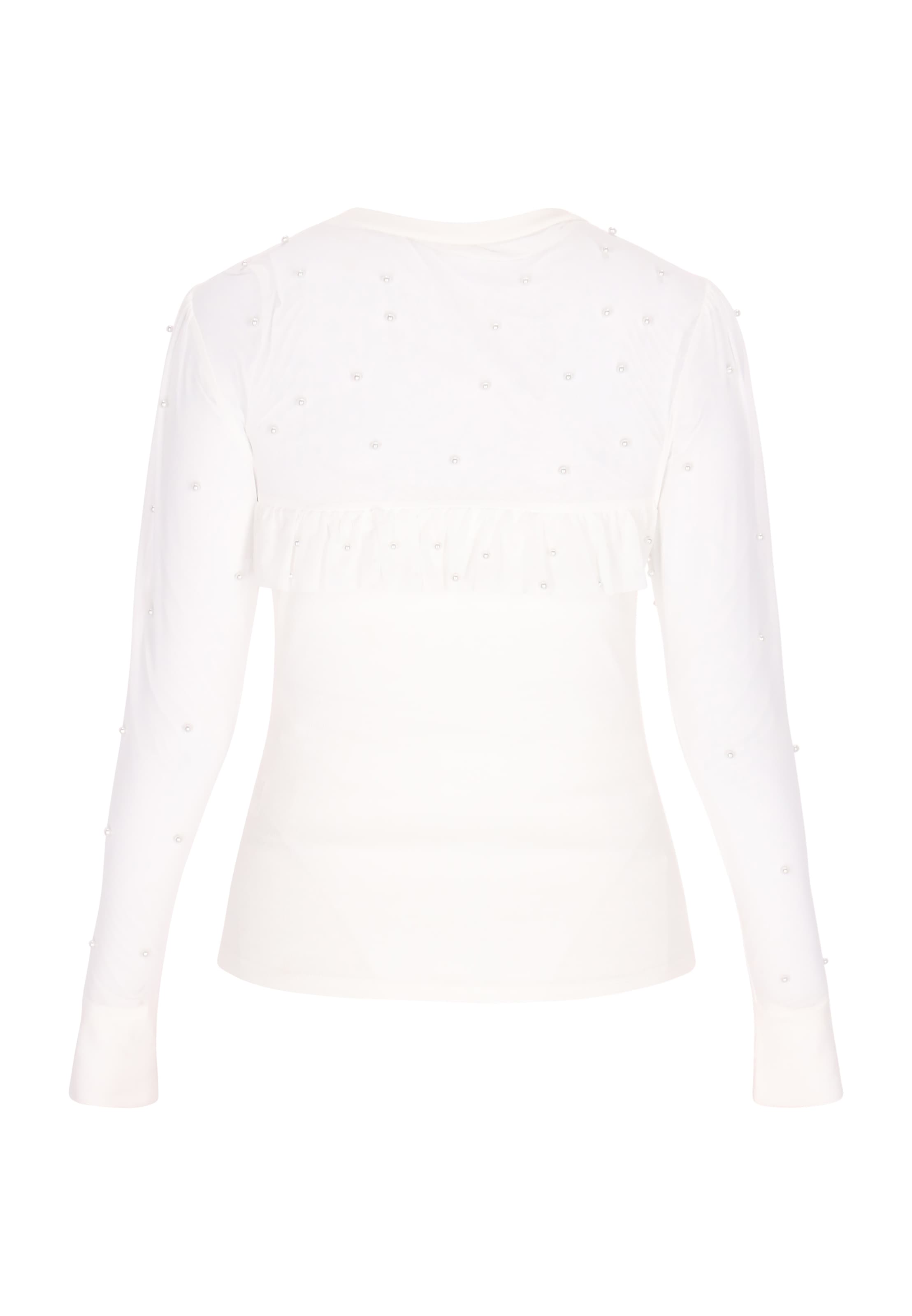 NAEMI - Blusa 'Fashion Look' em branco