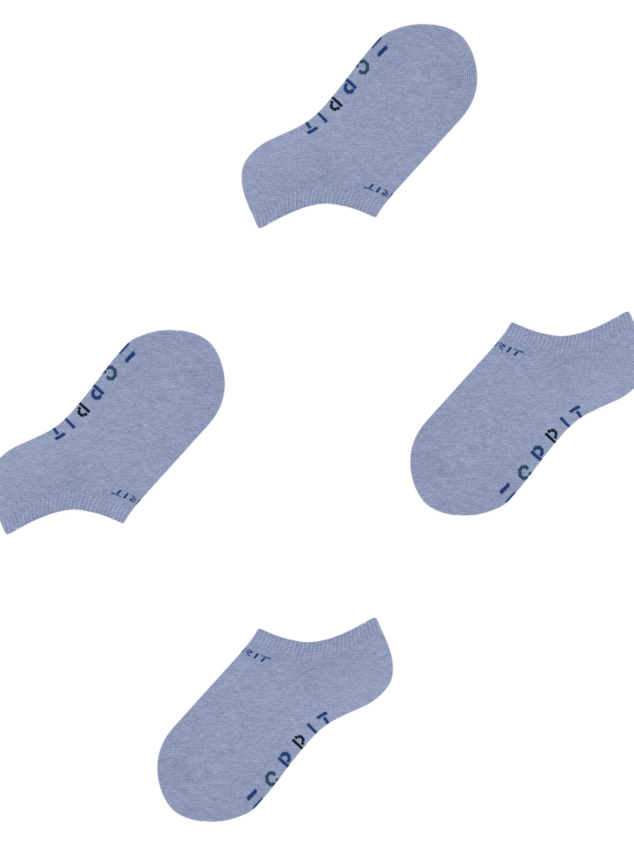 ESPRIT Socken 'Foot Logo 2-Pack'‌‌‌‌‌‌‌‌‌‌ in Blau