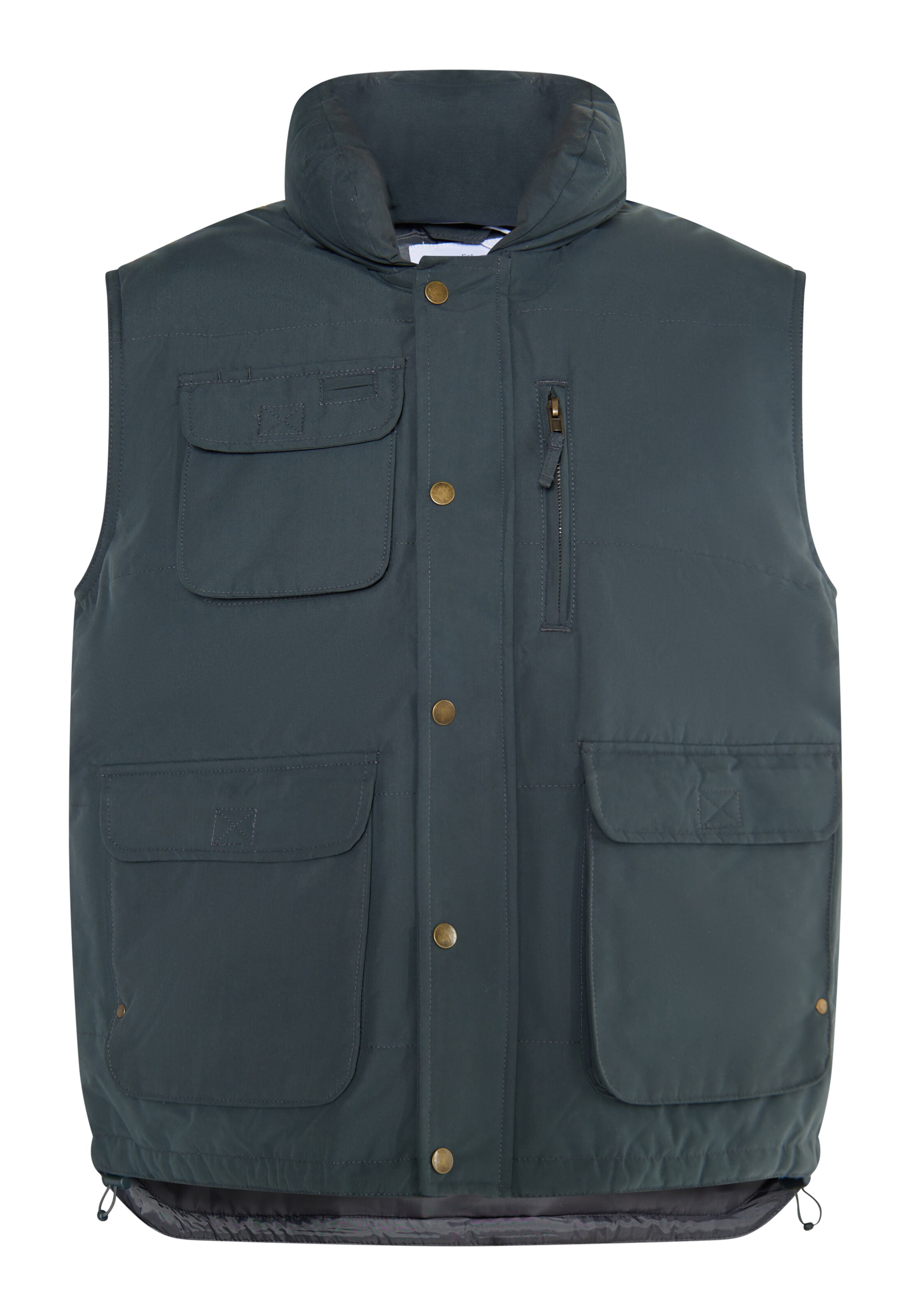 Gilet di MO in grigio: frontale