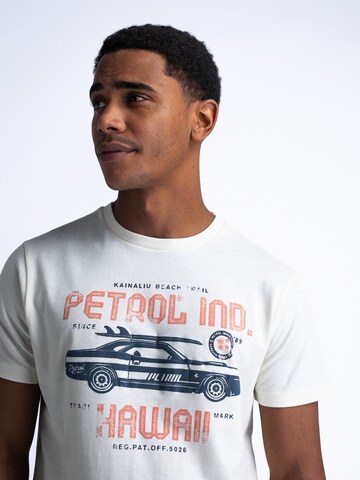 T-Shirt Petrol Industries en blanc