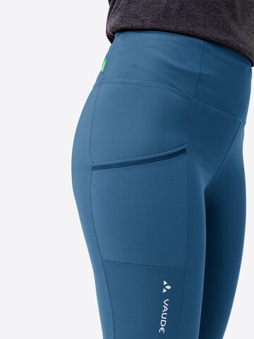 VAUDE Slim fit Outdoor trousers 'Essential  TH' in Blue