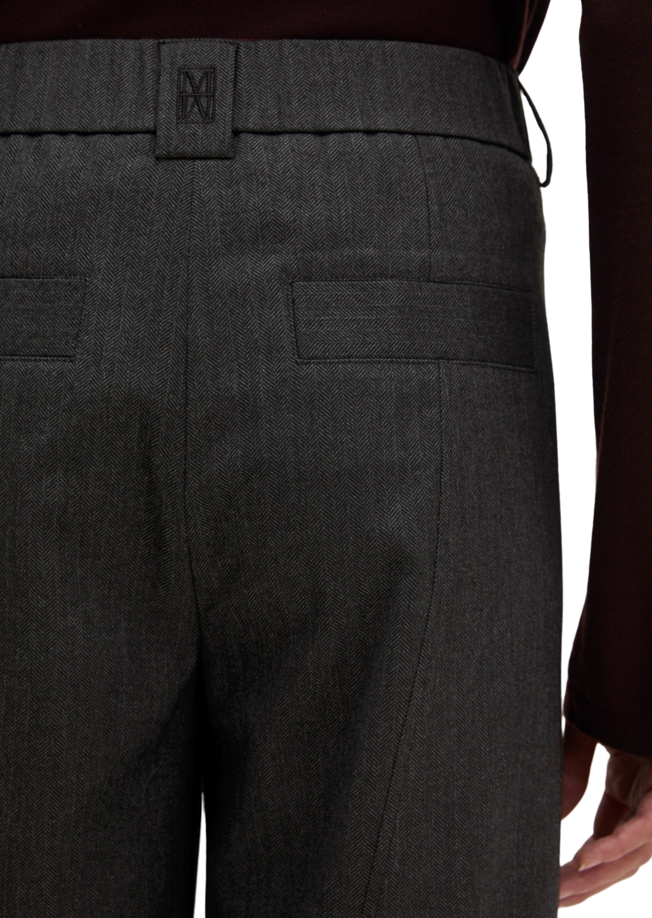 Marc O'Polo Barrel Hose 'Minu' in Schwarz