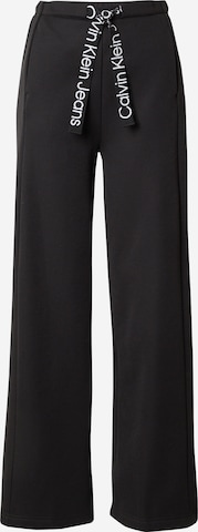 Calvin Klein Jeans Панталон в черно: отпред