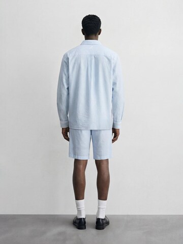 Burocs Regular fit Button Up Shirt in Blue