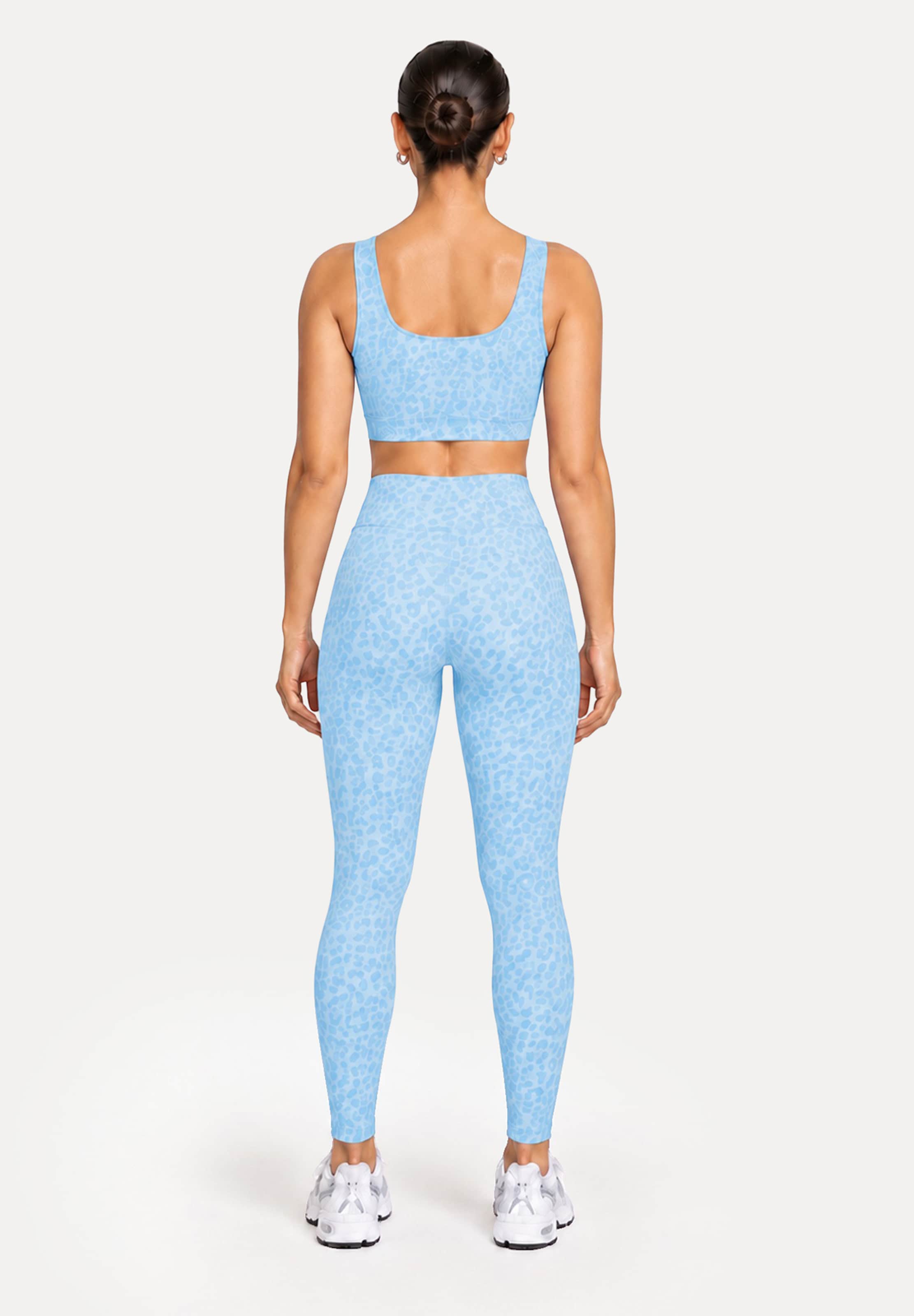 Skinny Leggings ' Velvara ' Smilodox en bleu
