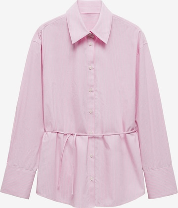 MANGO Blouse 'SEOUL' in Roze: voorkant