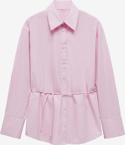 MANGO Bluse 'SEOUL' in rosa / weiß, Produktansicht