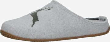 Living Kitzbühel Slippers in Grey: front